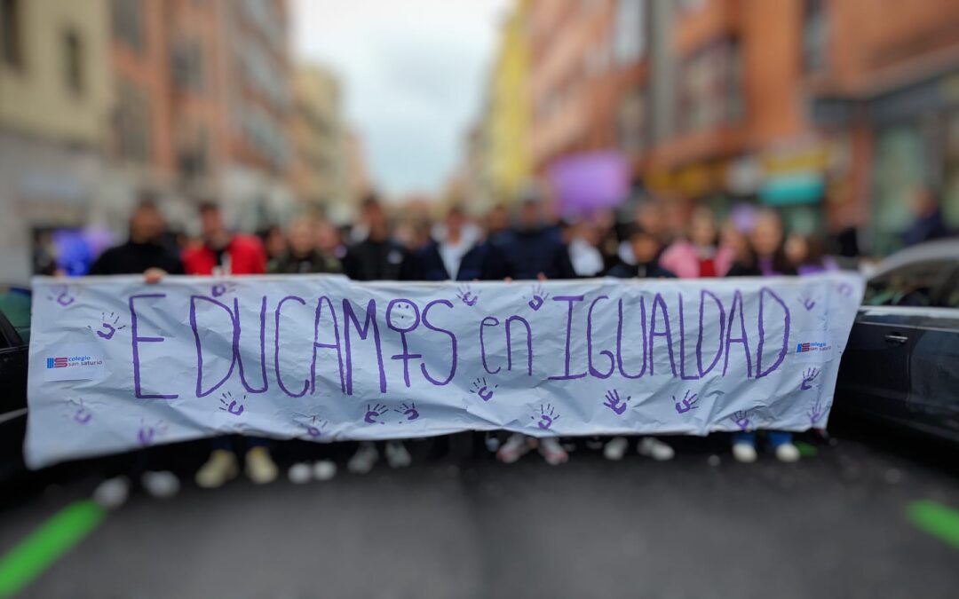 Manifestación #8M Colegio San Saturio